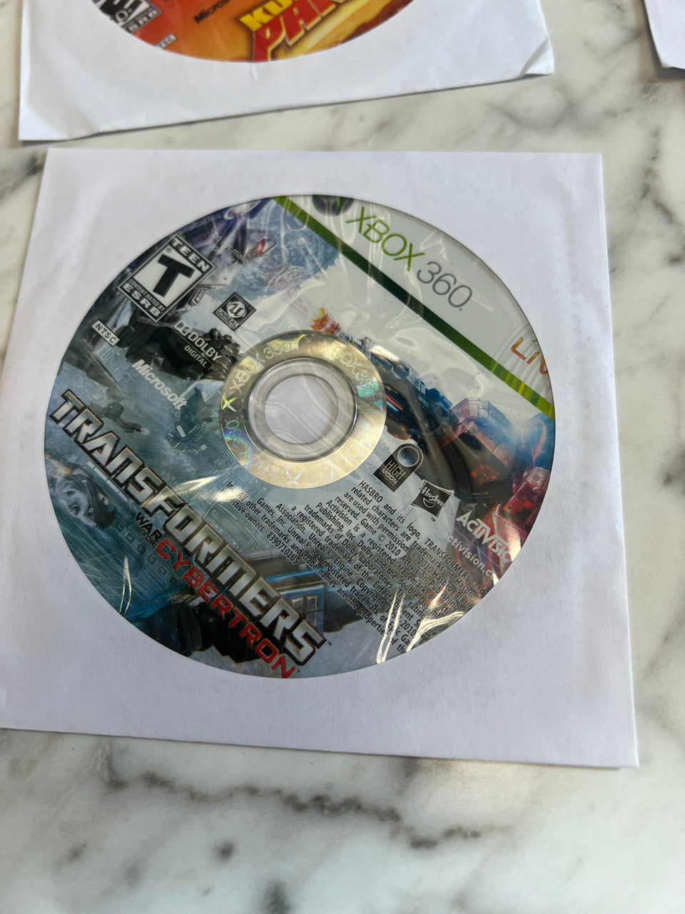 Transformers War for Cybertron Xbox 360 Disc Only