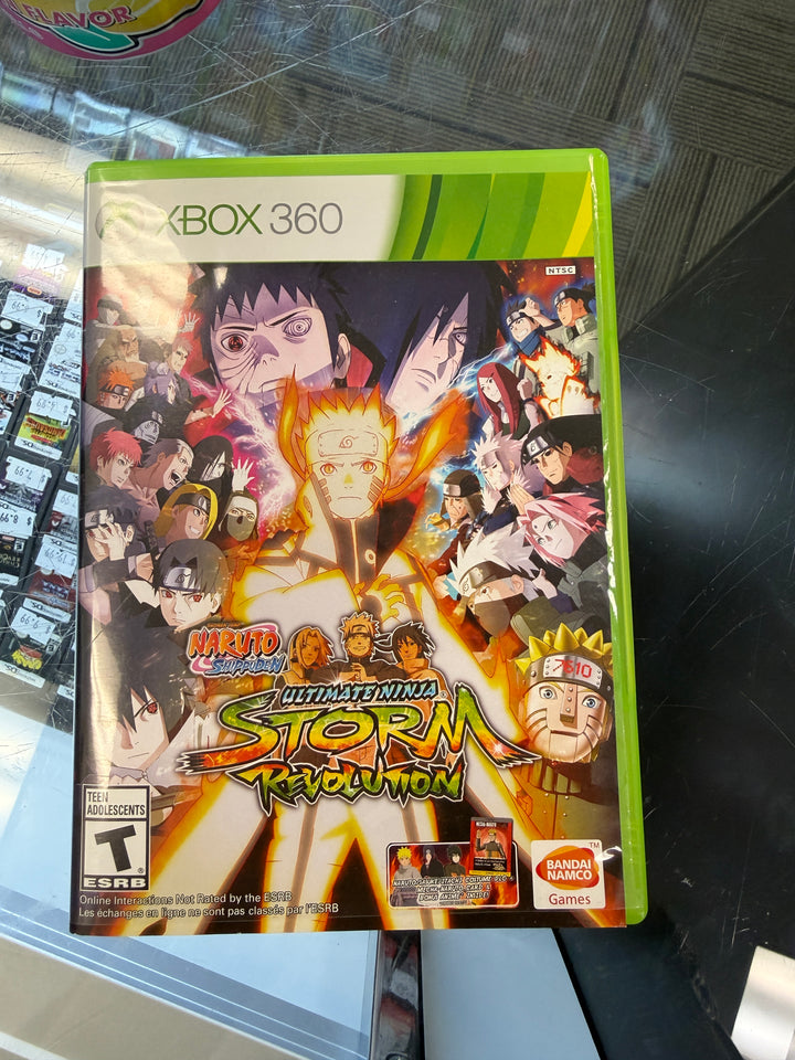 Naruto Shippuden: Ultimate Ninja Storm Revolution Xbox 360 CASE ONLY CO8426