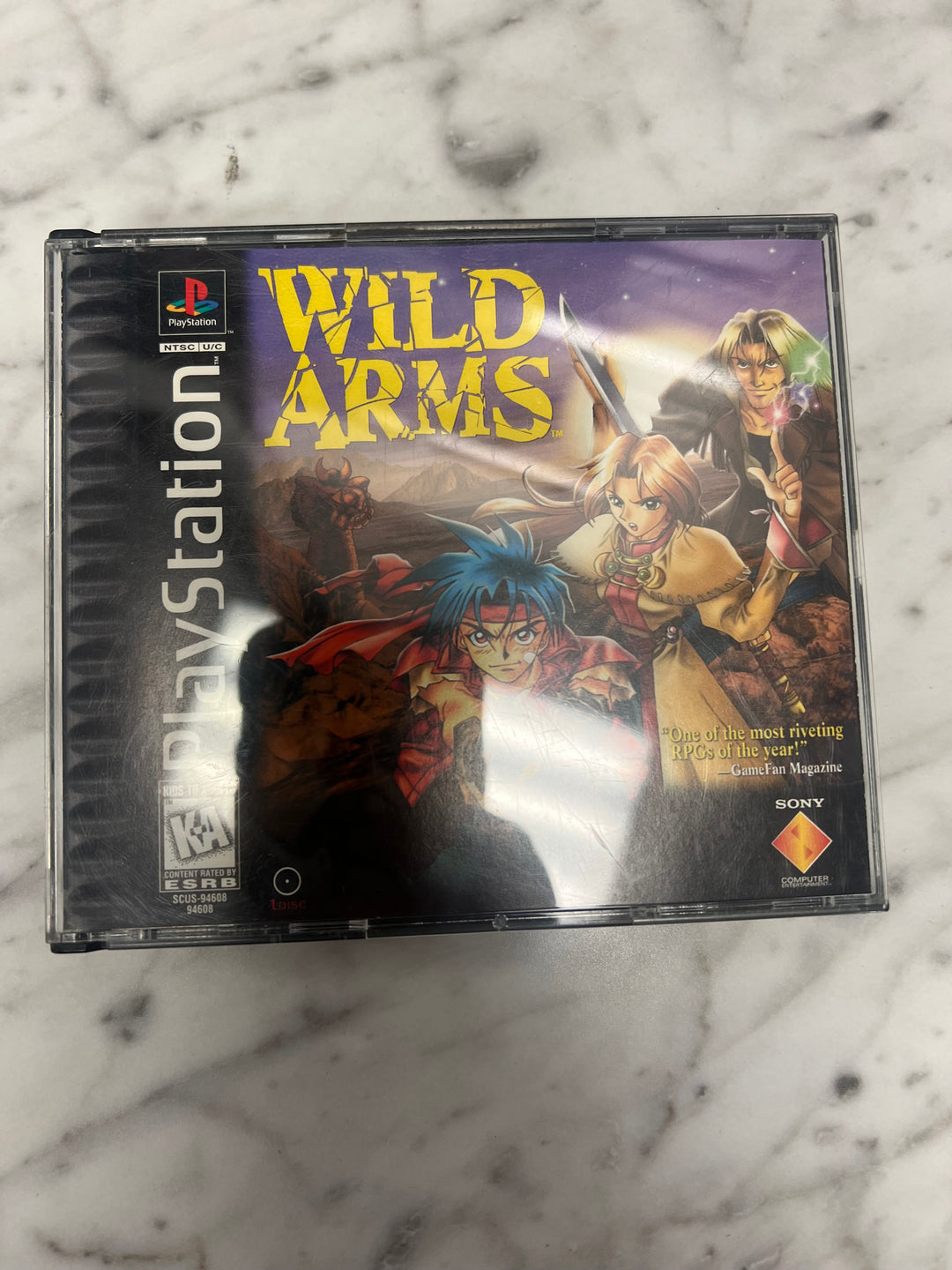 Wild Arms for PS1 Playstation Case ONLY CO111424