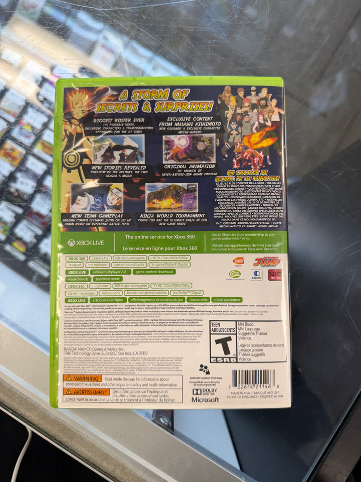 Naruto Shippuden: Ultimate Ninja Storm Revolution Xbox 360 CASE ONLY CO8426