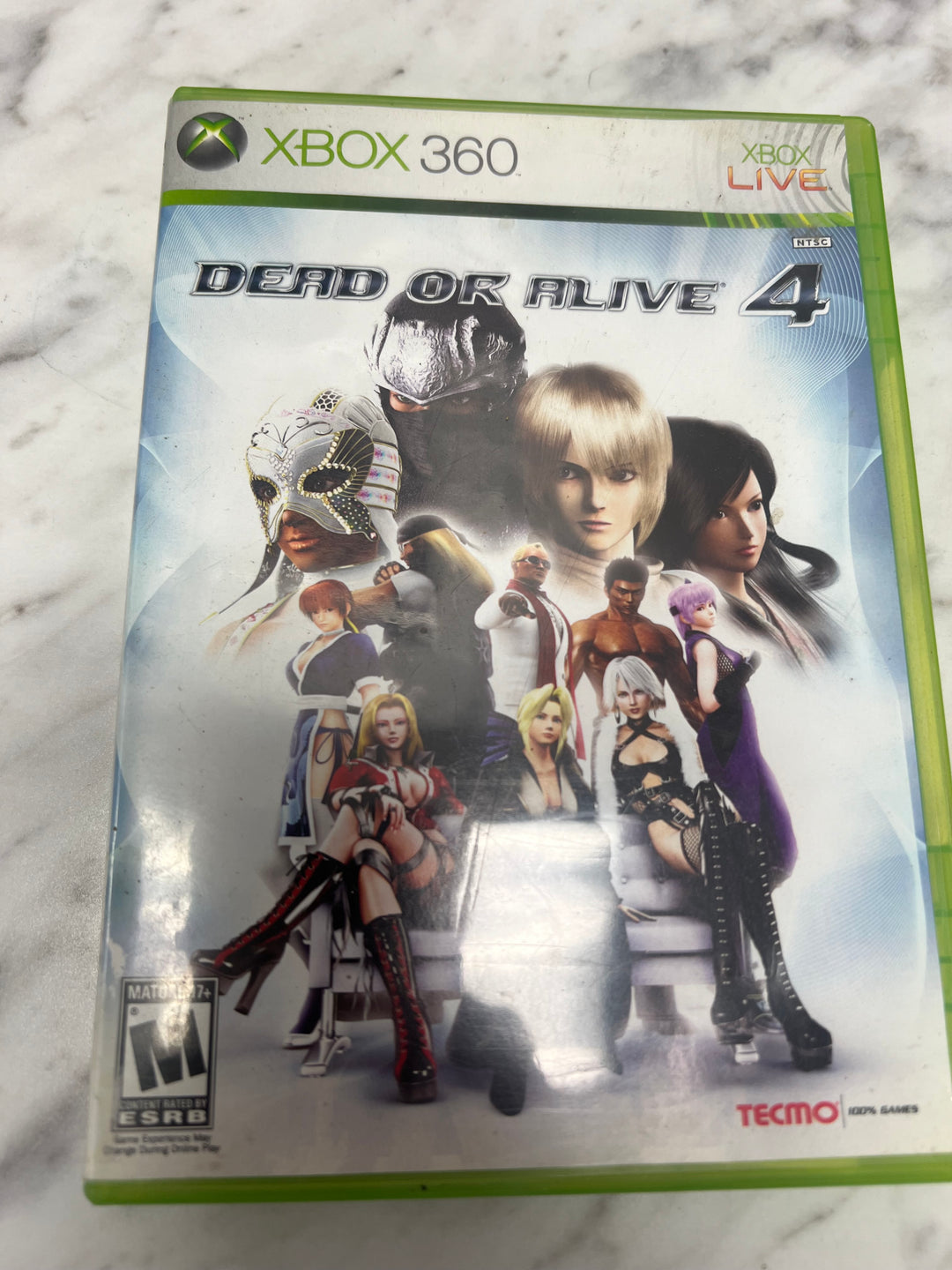 Dead or Alive 4 for Xbox 360 Case and Manual ONLY CO111424