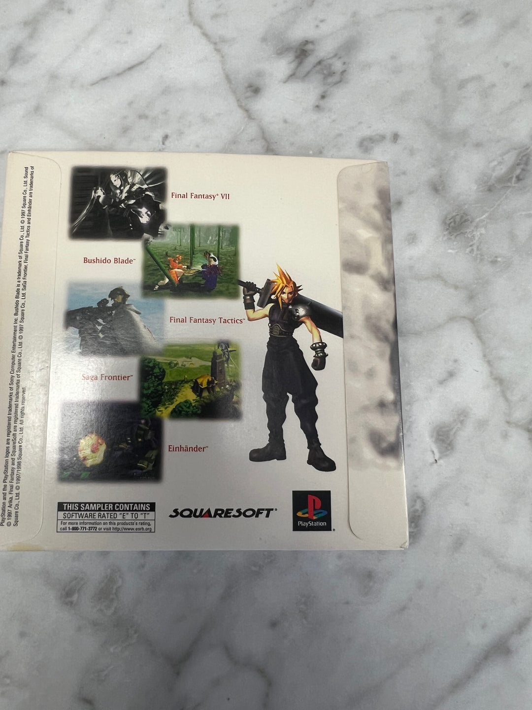 Squaresoft Collector's CD for PS1 Playstation DE61125