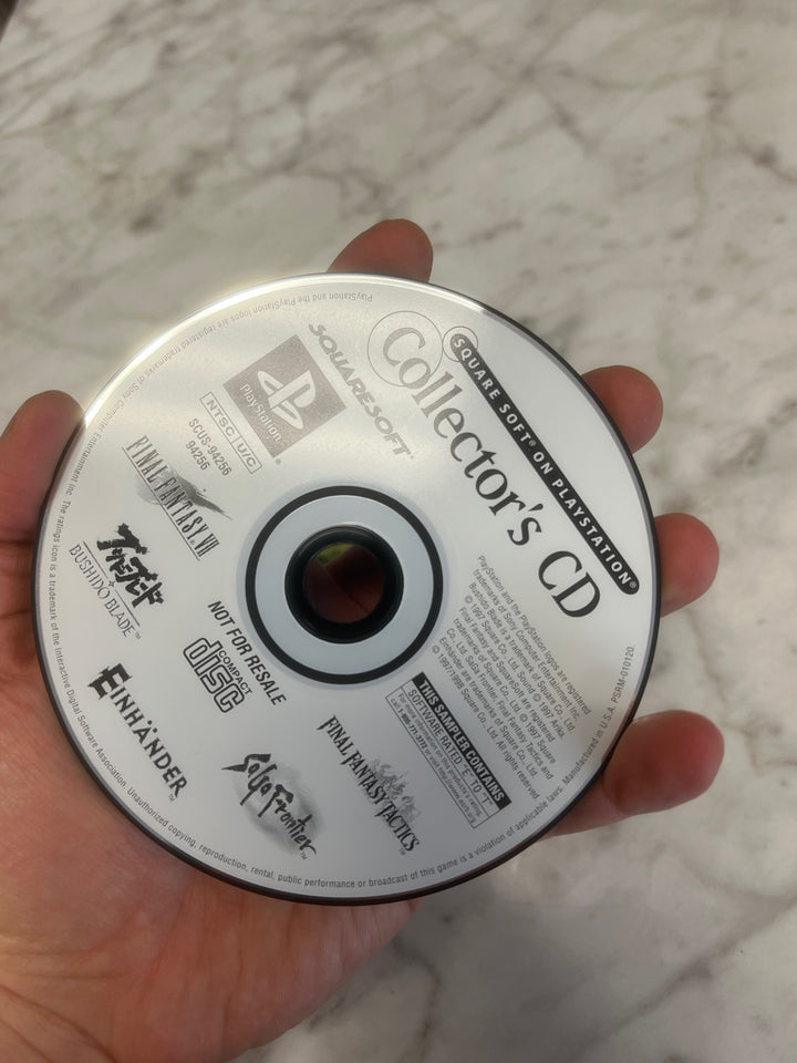 Squaresoft Collector's CD for PS1 Playstation DE61125