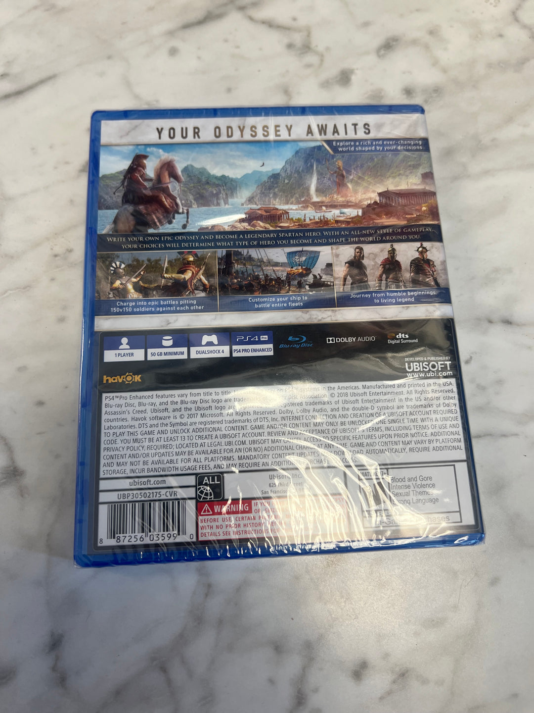 Assassin's Creed Odyssey for Playstation 4 PS4 Brand New Sealed