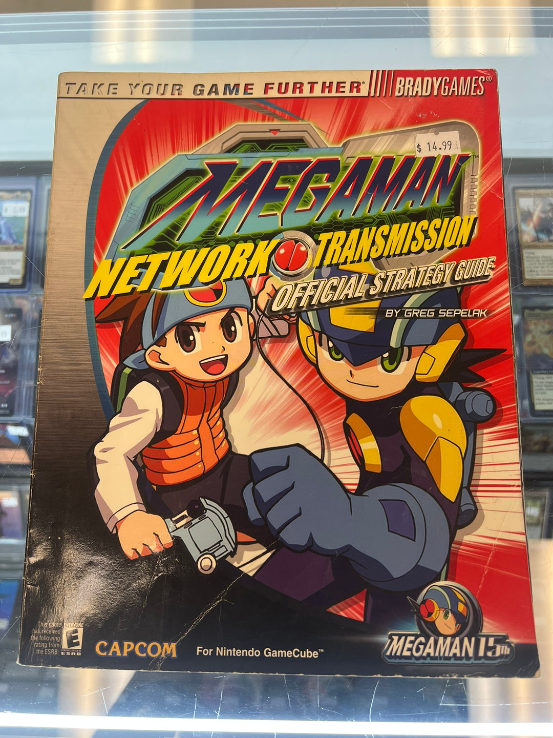 Mega Man Network Transmission Brady Games Official Strategy Guide (Worn Cover)  ST62026