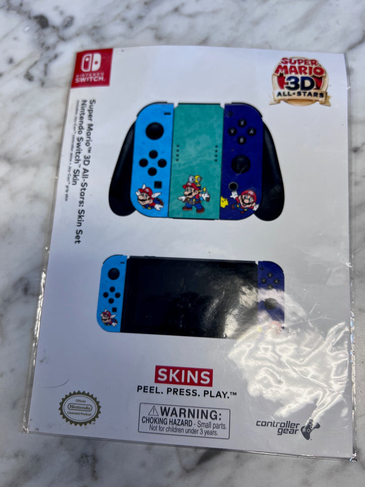 Super Mario 3D All-Stars Skin Set for Nintendo Switch NEW Controller Gear NA9225