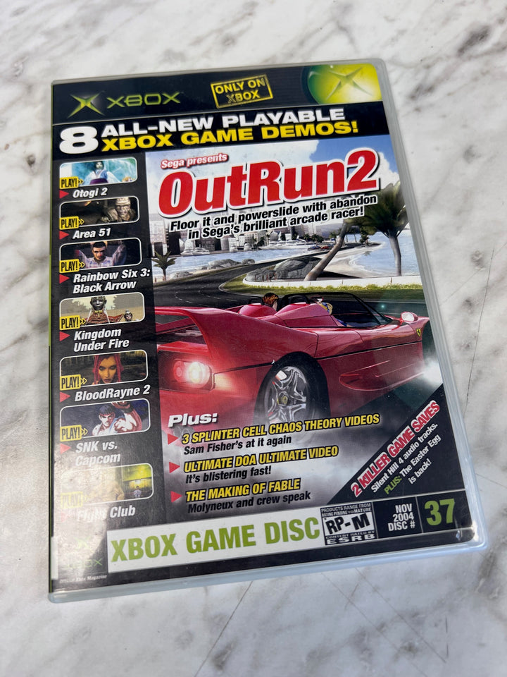 Official Xbox Magazine Demo Disc #37 November 2004 (Outrun 2) UA9225