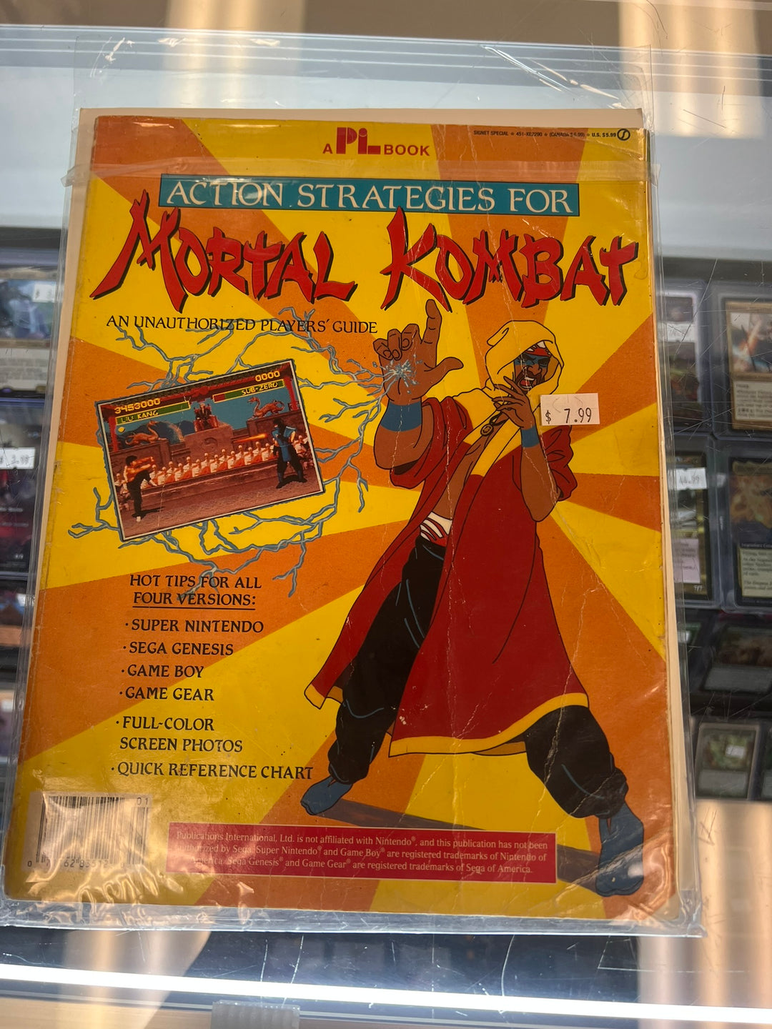 Action Strategies for Mortal Kombat Unauthorized Player's Guide PL Book  ST62026