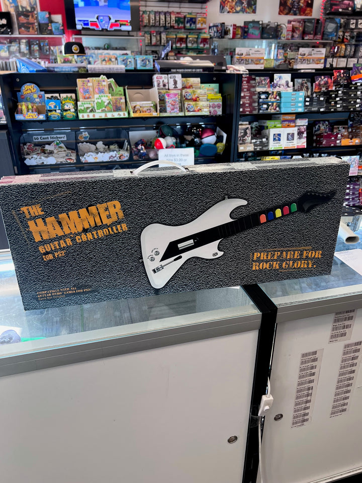 The Hammer Guitar Controller for PS2 in Box Psyclone Essentials UA9225