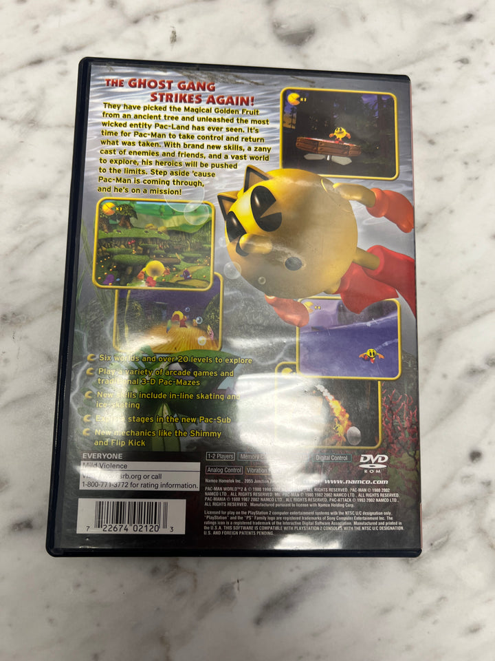 Pac-Man World 2 for PS2 Playstation 2 Case and Manual ONLY CO111424