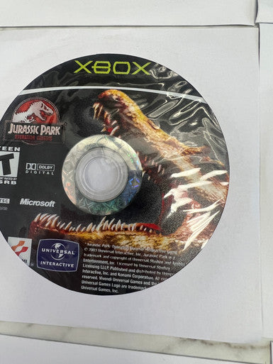 Jurassic Park Operation Genesis Original Xbox Disc Only