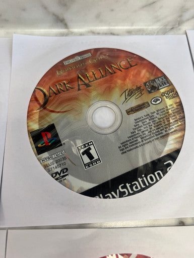 Baldur's Gate Dark Alliance PS2 Playstation 2 Disc Only