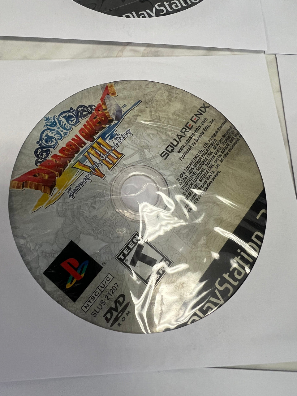 Dragon Quest VIII Journey of the Cursed King PS2 Disc Only