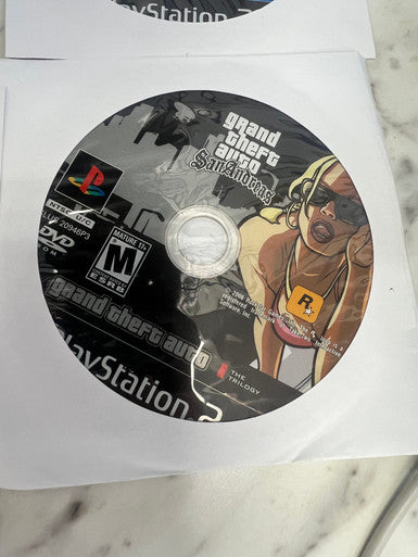 Grand Theft Auto San Andreas Trilogy Version PS2 Disc Only