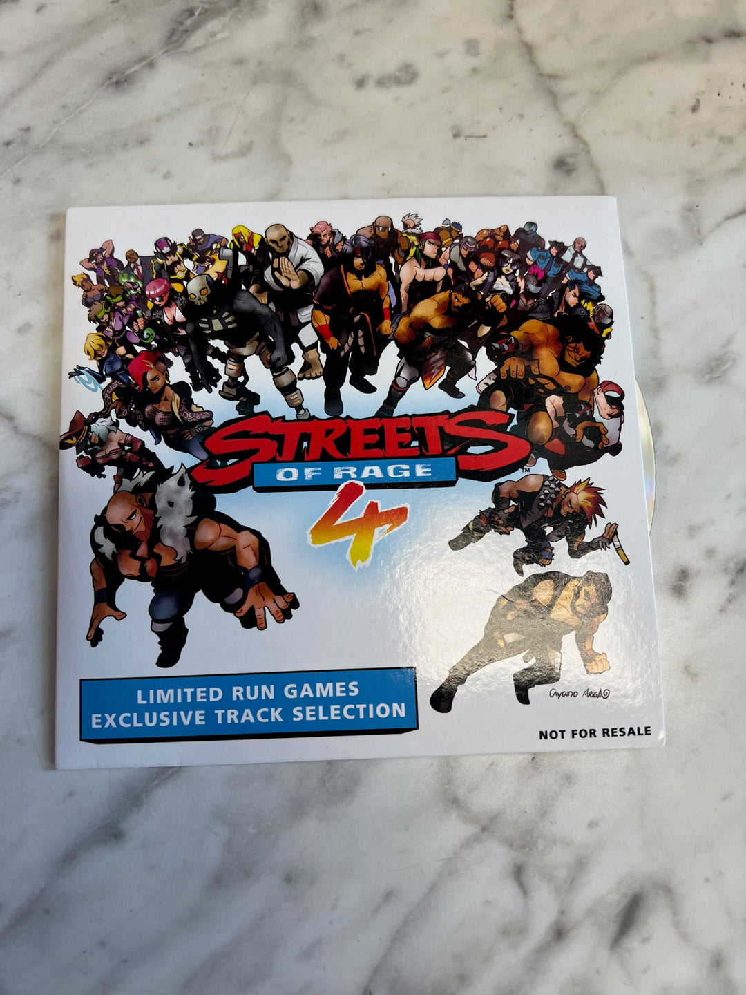 Streets of Rage 4 Limited Run Games Track Selection Original Soundtrack OST CD   O61125