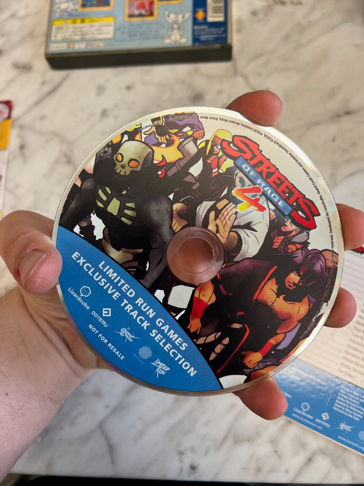 Streets of Rage 4 Limited Run Games Track Selection Original Soundtrack OST CD   O61125