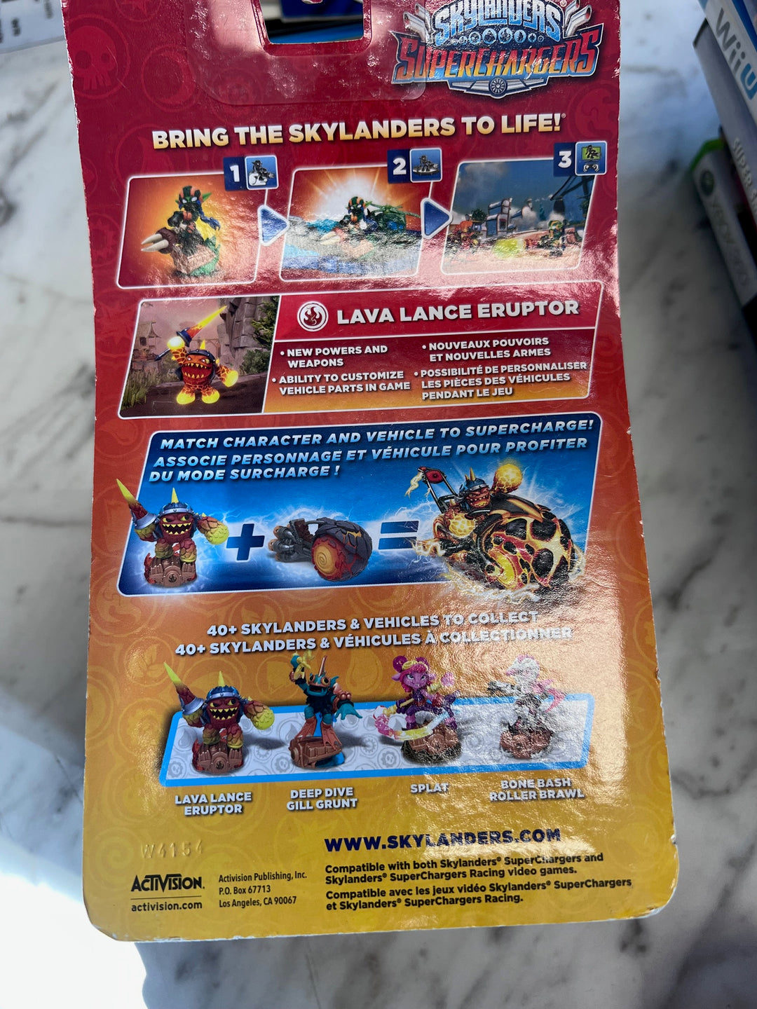 Skylanders Superchargers Lava Lance Eruptor New in Box DI9225