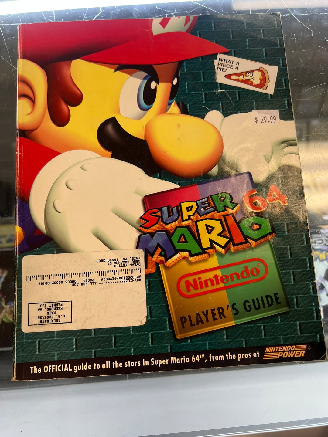 Super Mario 64 Official Player's Guide Nintendo Power ST62026