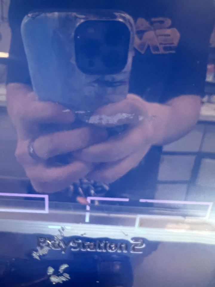 RARE Automotive Astral Blue PS2 Playstation 2 Console w/ controller NTSC Version READ FIRST B121525