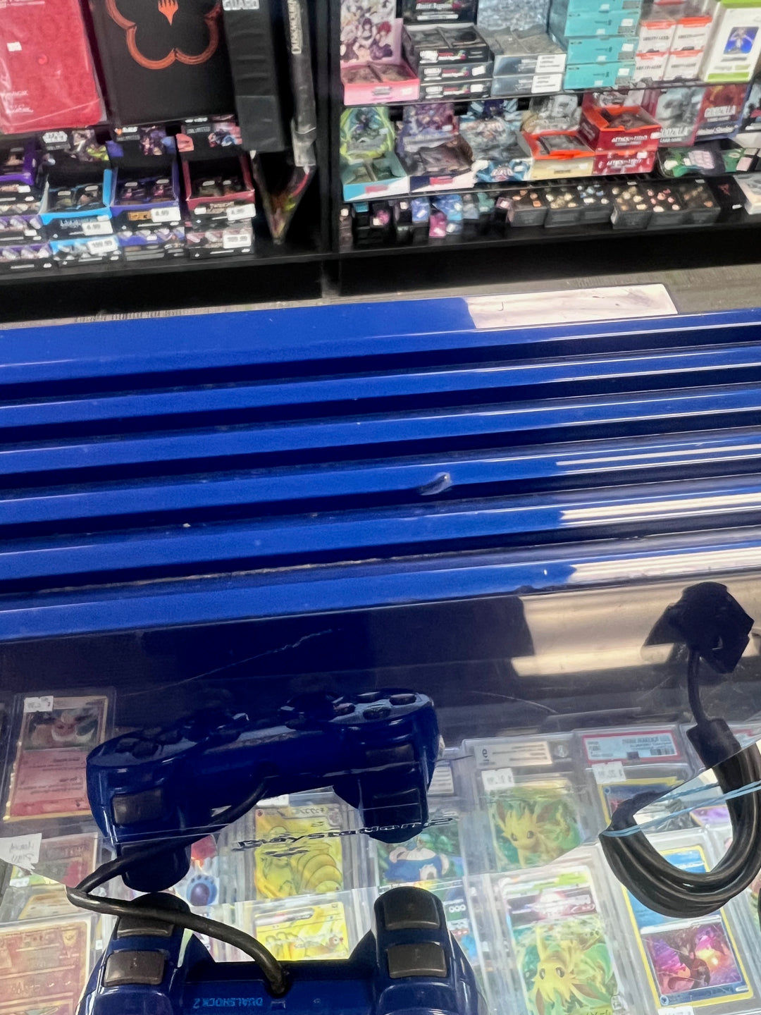 RARE Automotive Astral Blue PS2 Playstation 2 Console w/ controller NTSC Version READ FIRST B121525