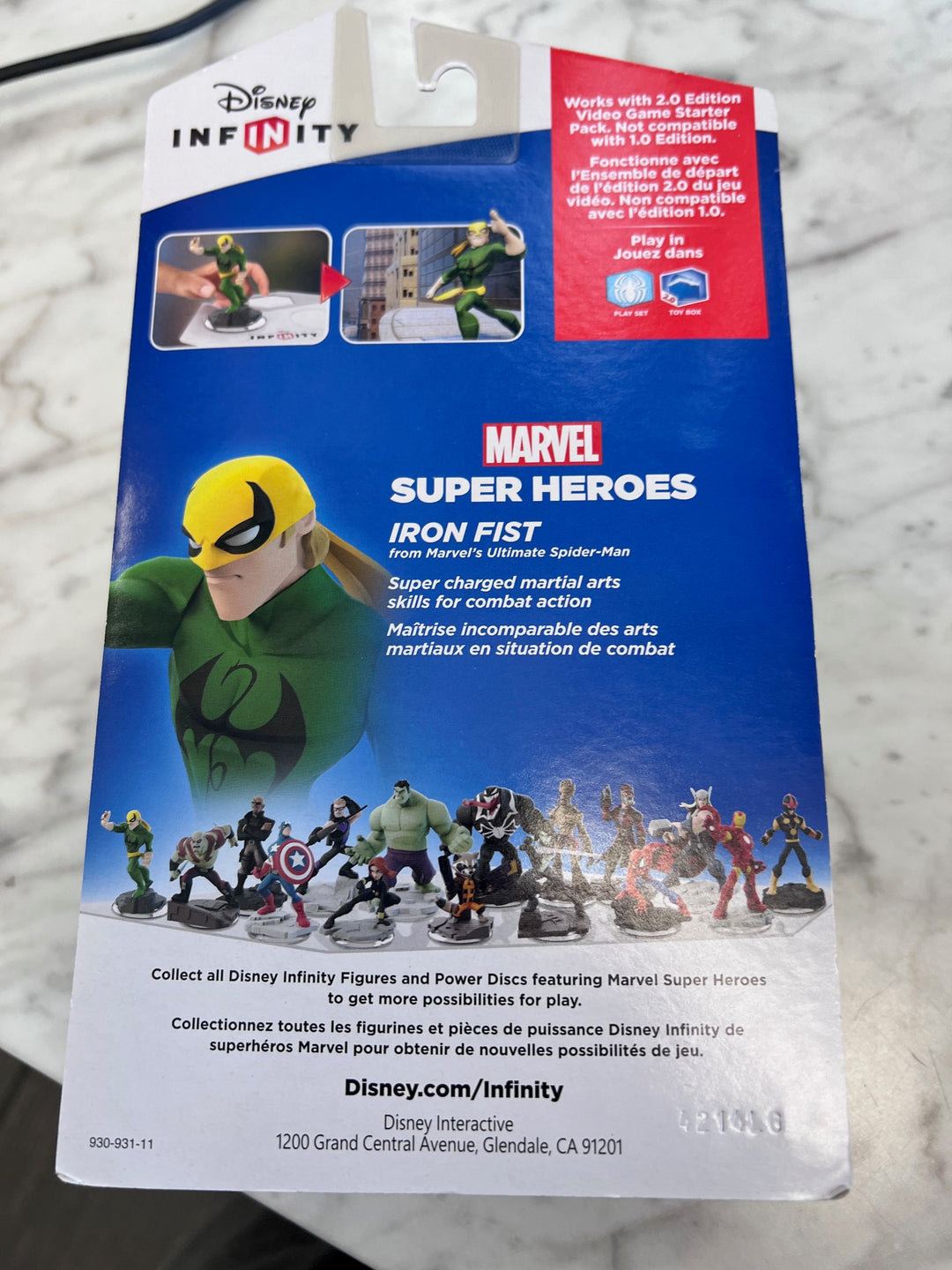 Marvel Iron Fist Disney Infinity Figure New in Box DI9225