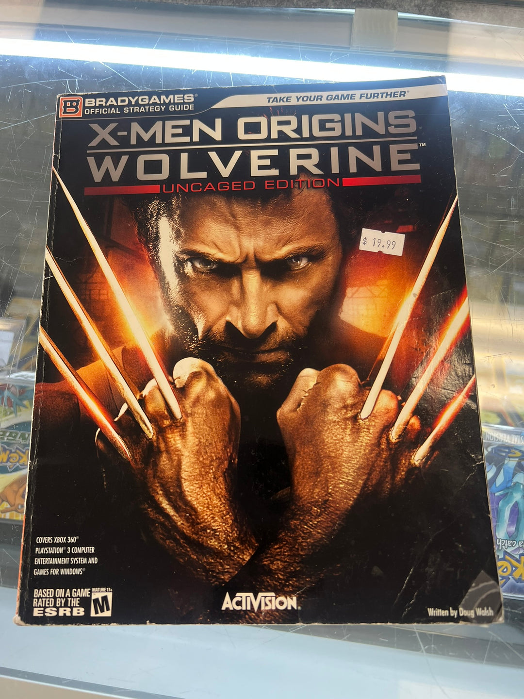 WRITING ALL OVER COVER X-Men Origins Wolverine Official Strategy Guide Brady Games ST62026