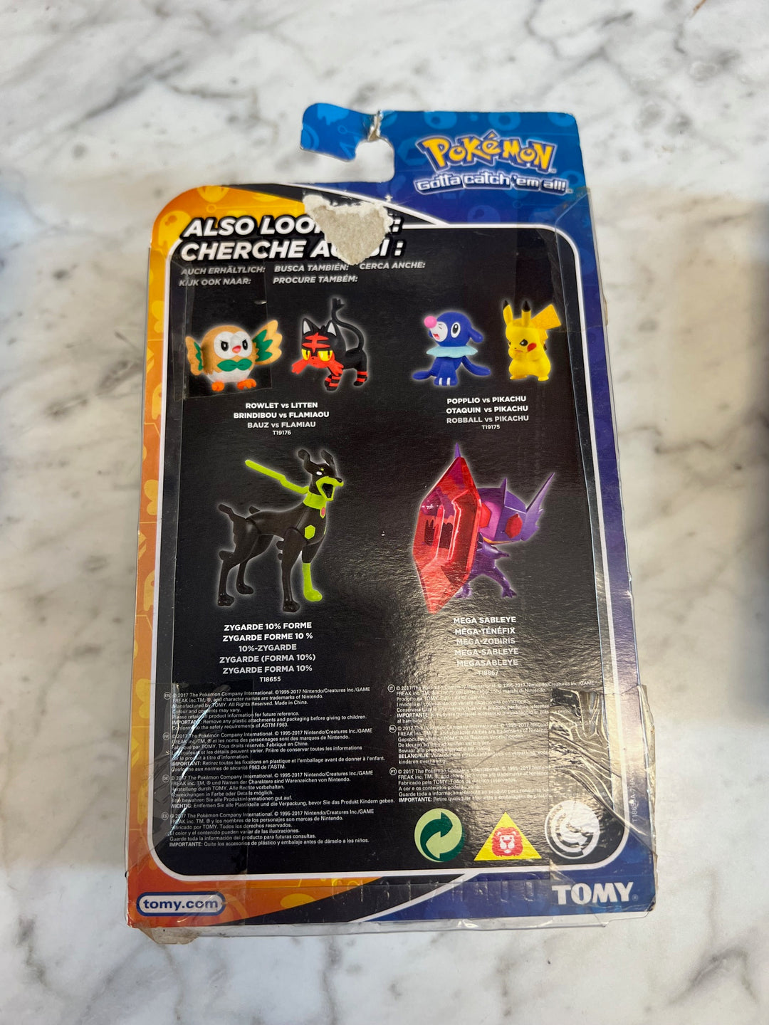 Tomy POKEMON: ROWLET vs. LITTEN Posed For Battle Figures T61025