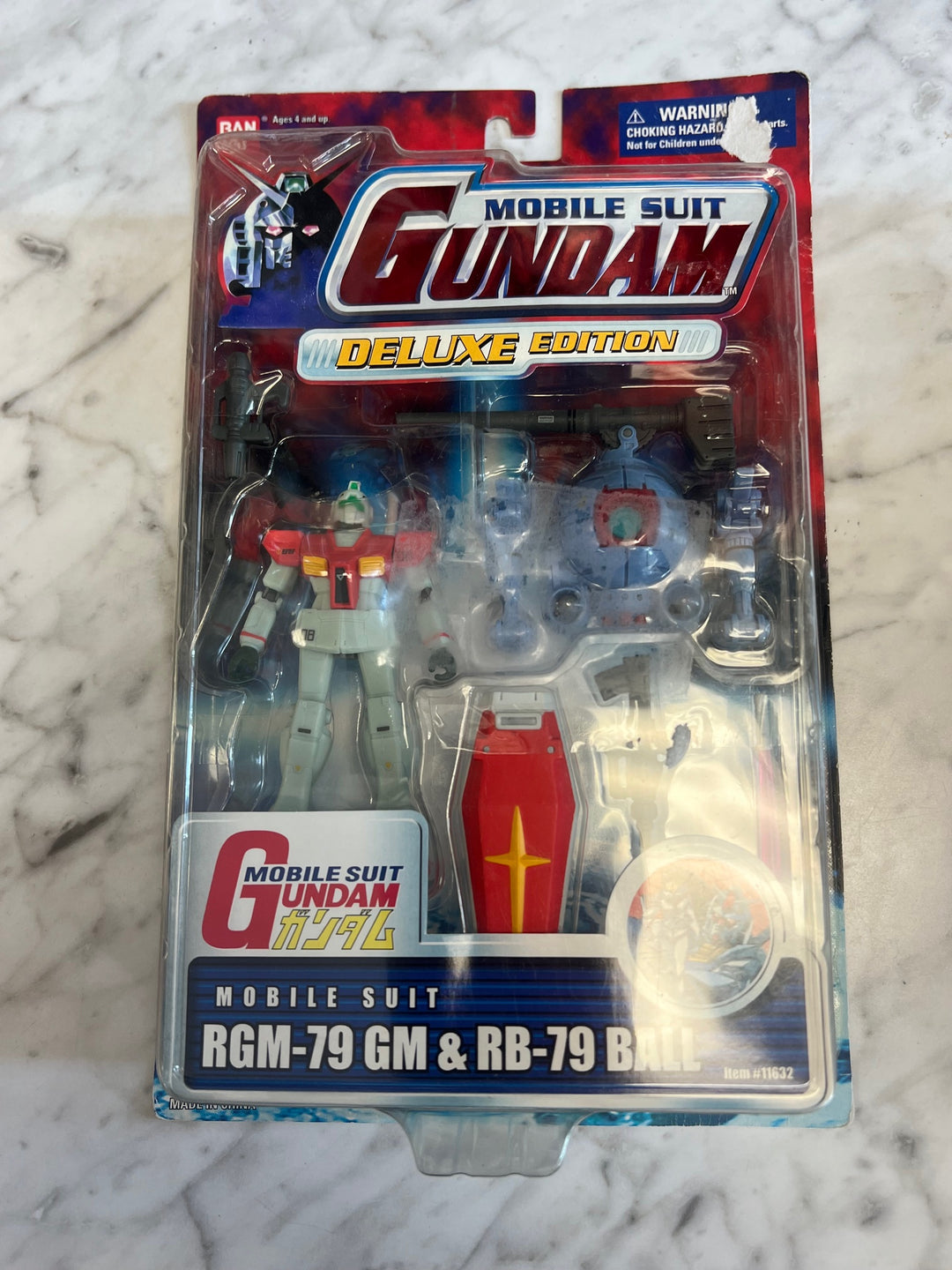Vintage Bandai Deluxe Edition Mobile Suit Gundam RGM-79 GM & RB-79 Ball T61025
