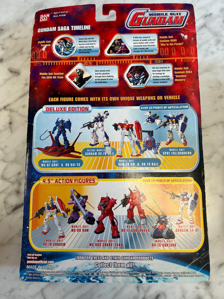 Vintage Bandai Deluxe Edition Mobile Suit Gundam RGM-79 GM & RB-79 Ball T61025