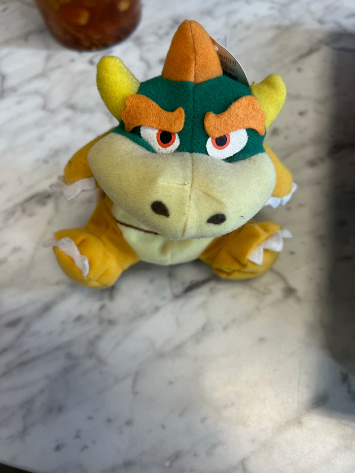 Vintage NWT - 1997 BD&A Nintendo 64 BOWSER - 6" Bean Bag Plush Doll RARE New T61025