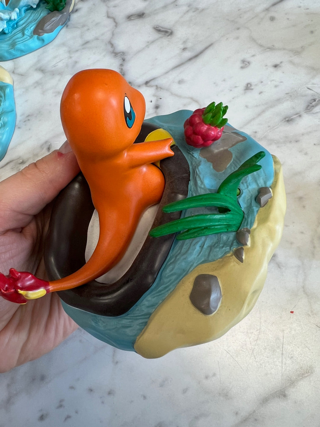 Pokemon Center Exclusive Relaxing River Charmander Figurine Small damage UT61025