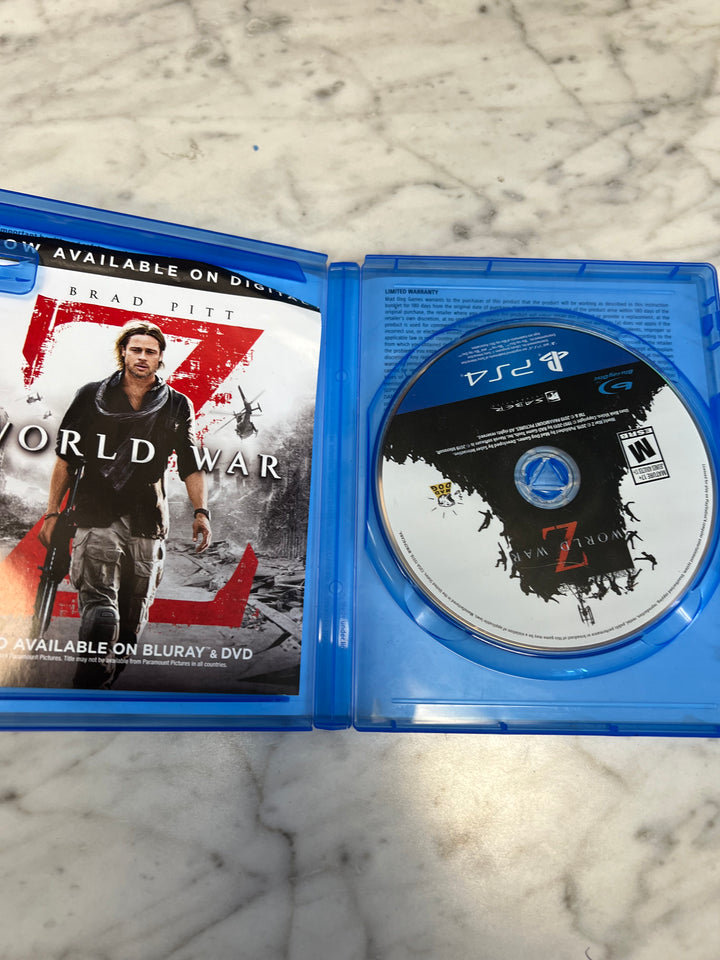 World War Z for Playstation 4 PS4 Used DO529