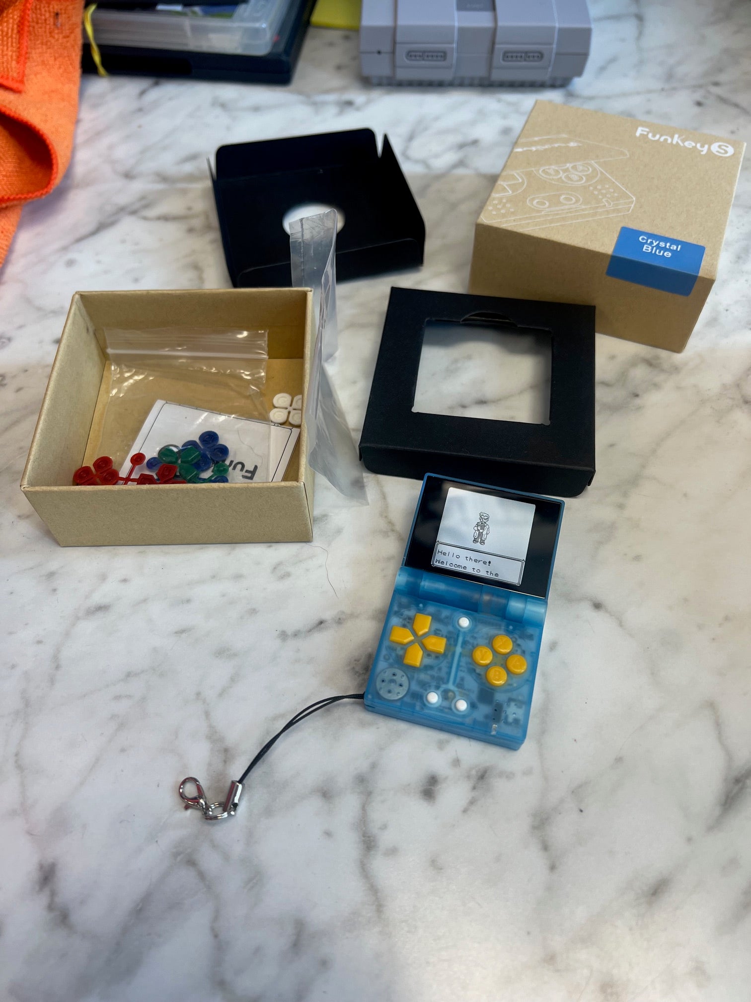 Funkey S Retro Game Emulation Micro Game Original Glacier Blue O61125 ...