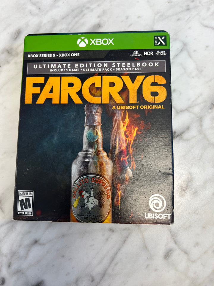 Far Cry 6 Ultimate Edition Xbox One Steelbook Case with Slip Cover ONLY CO111924