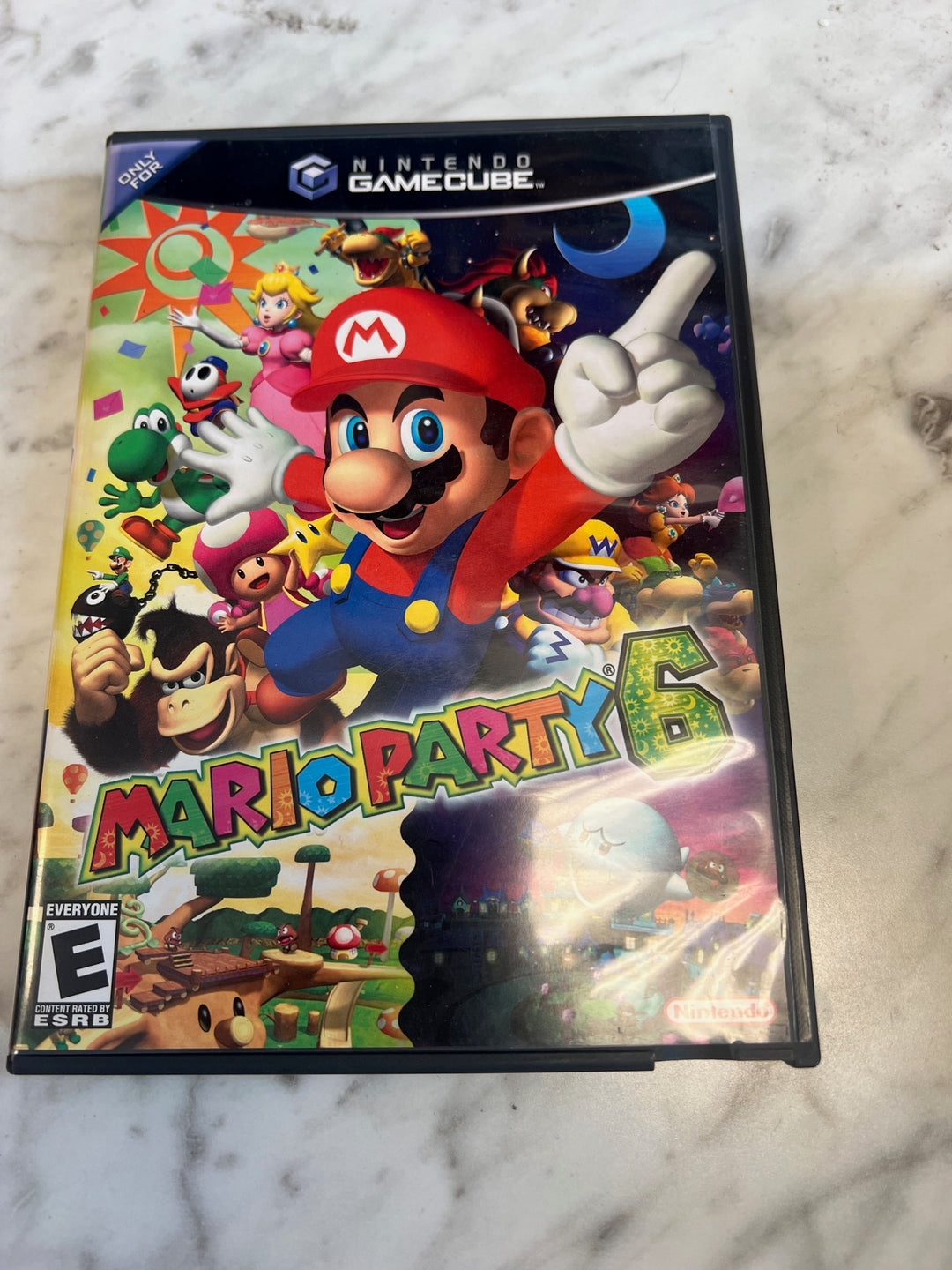 Mario Party 6 Nintendo Gamecube Case and Manual ONLY CO61125