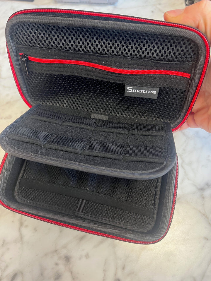 Nintendo DS/3DS Carry case "Samacase" Red and Black A61125