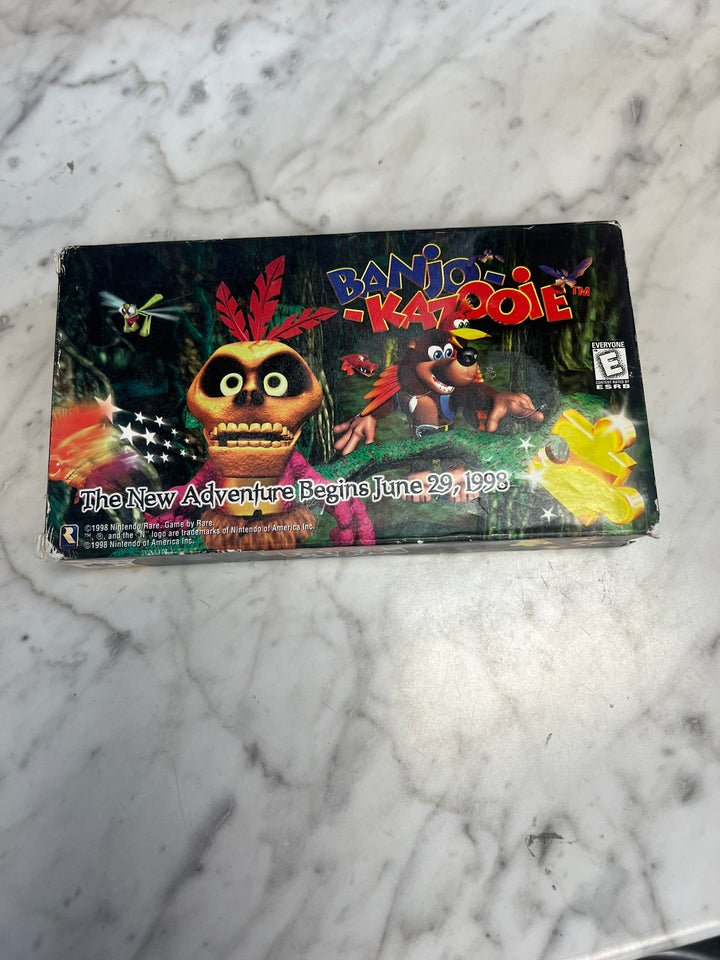 Banjo Kazooie VHS Promo Nintendo N64 Collectible Vintage 1998 UA62226