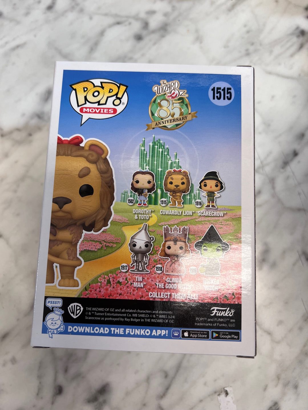 Funko Pop! Cowardly Lion #1515 The Wizard of Oz  FP121725