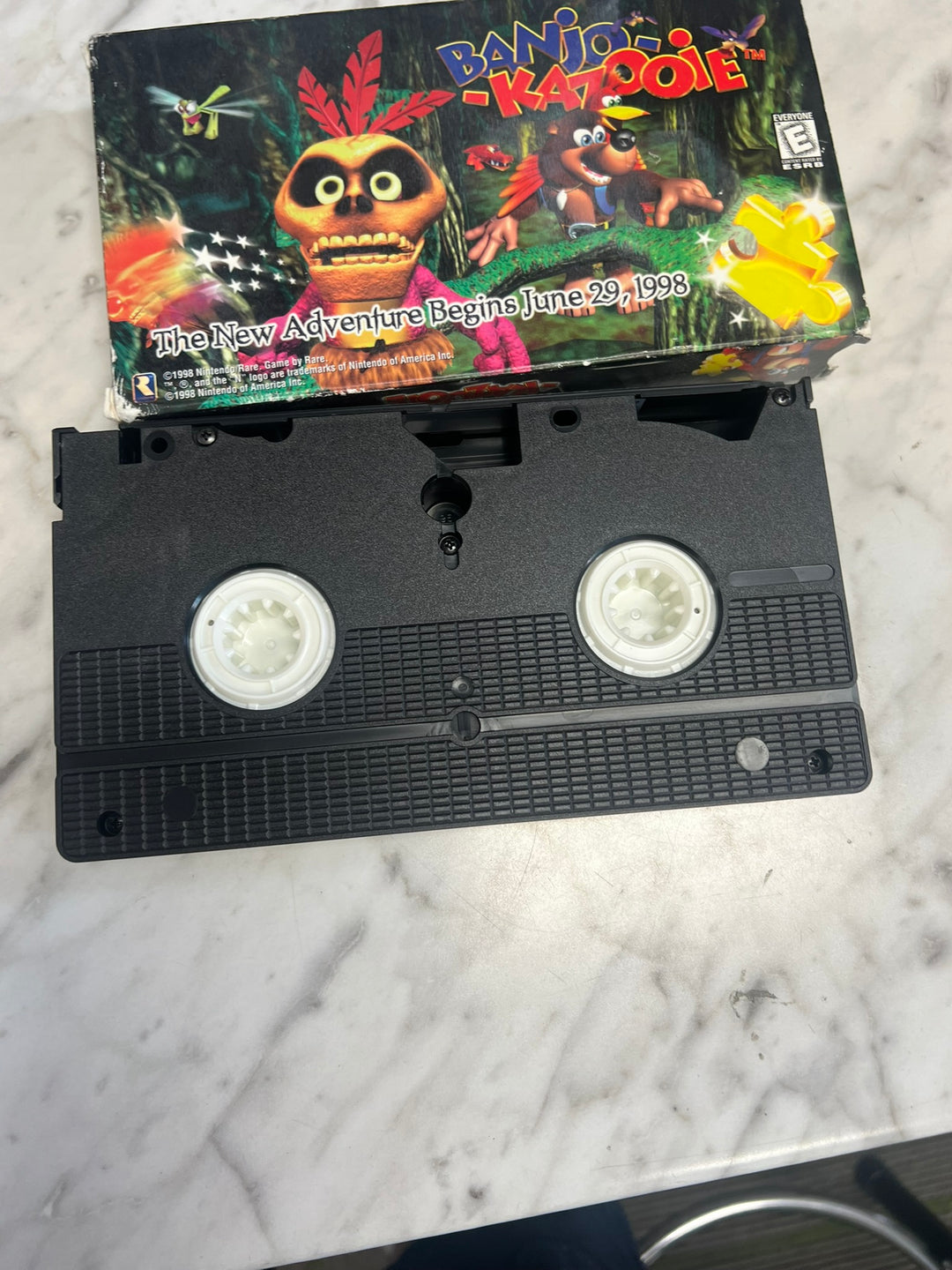 Banjo Kazooie VHS Promo Nintendo N64 Collectible Vintage 1998 UA62226