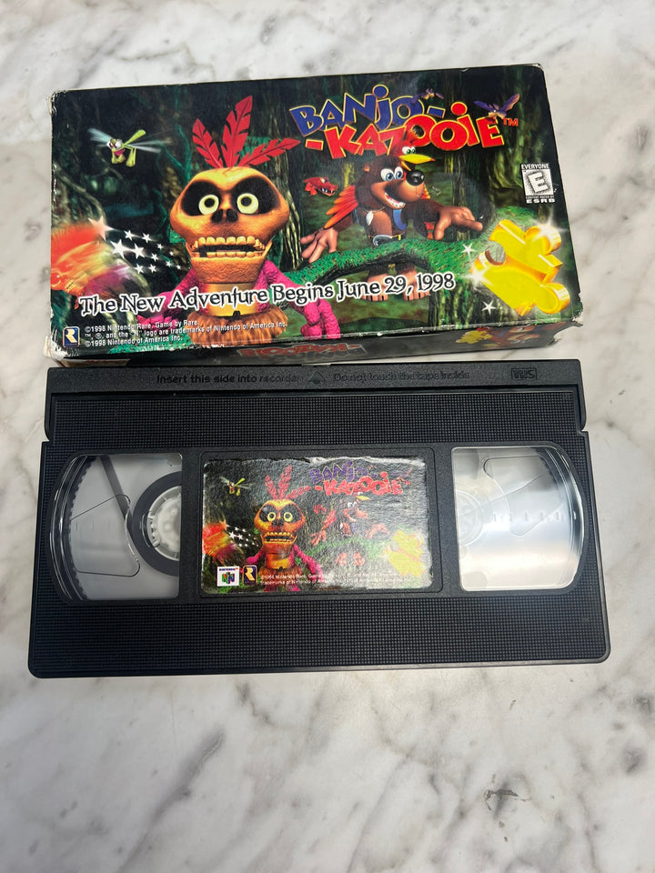 Banjo Kazooie VHS Promo Nintendo N64 Collectible Vintage 1998 UA62226