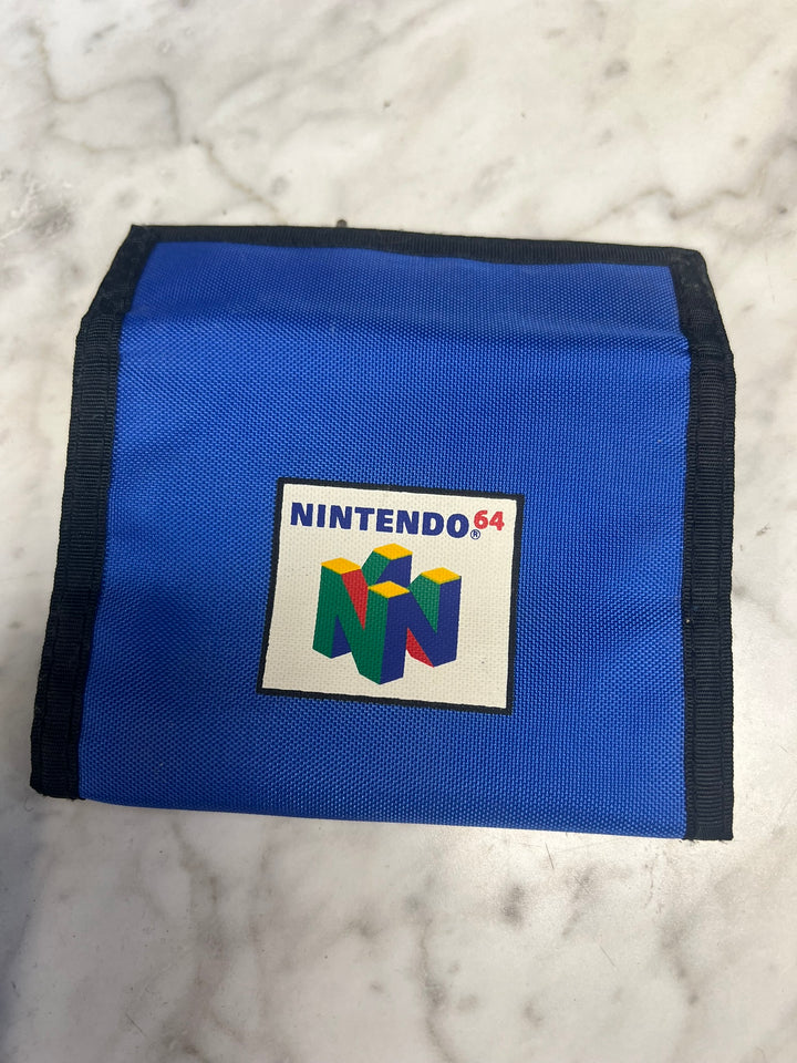 Official Nintendo 64 N64 Promotional Blue Wallet Promo UA62226