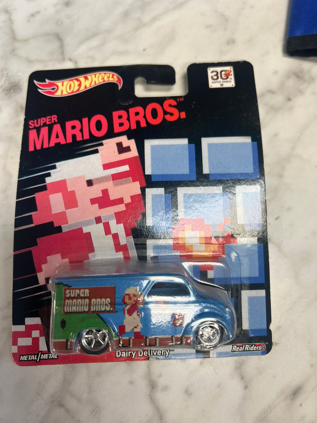 Hot Wheels Dairy Delivery Super Mario Bros. Pop Culture - CFP88 NRFP Light Blue NA62226