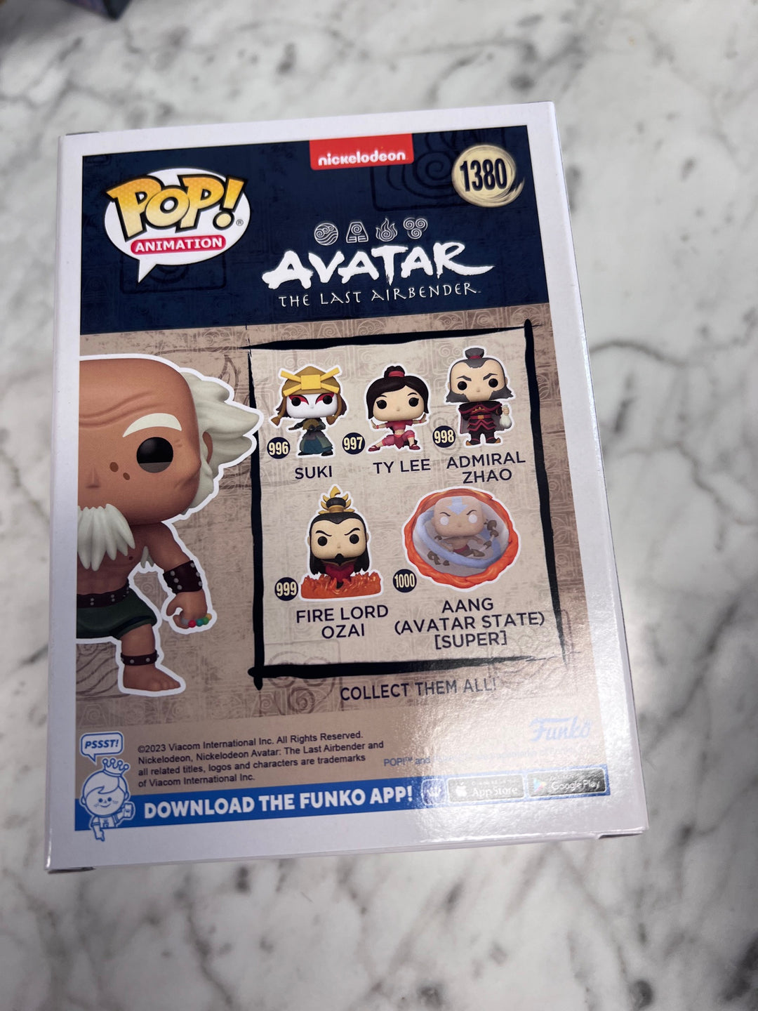 Funko Pop! King Bumi #1380 Avatar the Last Airbender Entertainment Earth FP121725