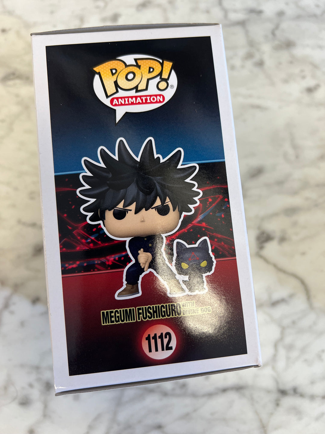 Funko Pop! Jujutsu Kaisen Megumi Fushiguro W/Divine Dog #1112 Vinyl Figure   FP111924