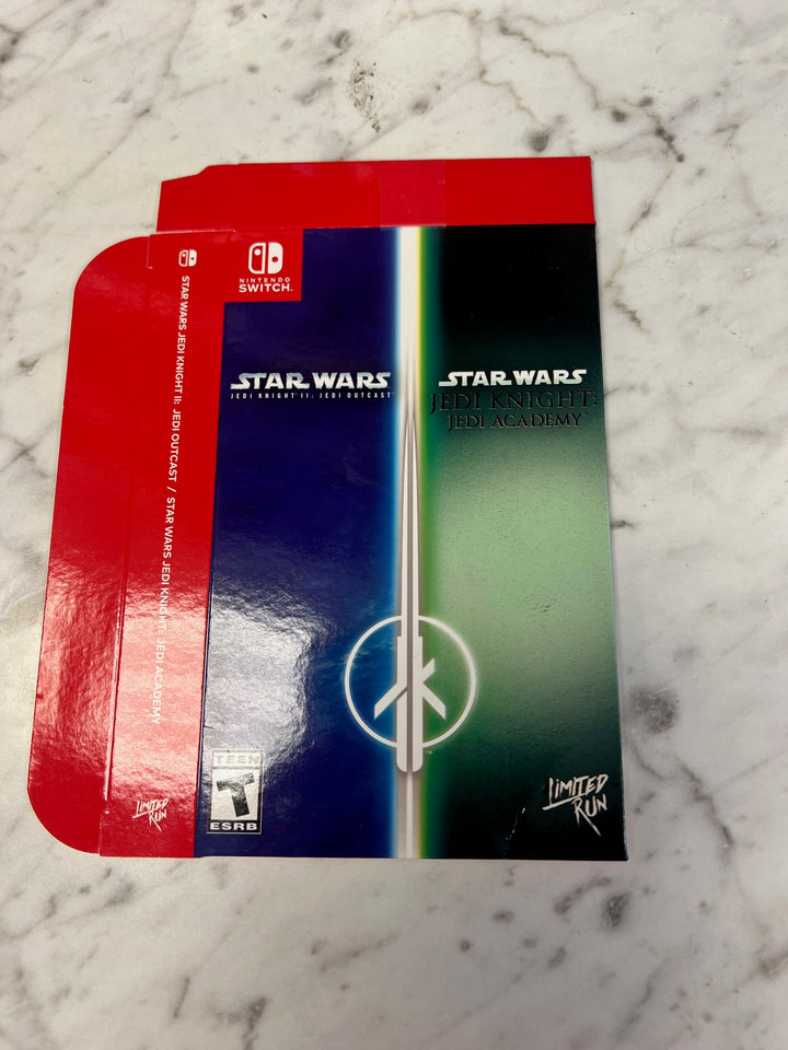 Star Wars Jedi Knight II Jedi Outcast & Jedi Academy Limited Run Slipcover Cover Box O61125