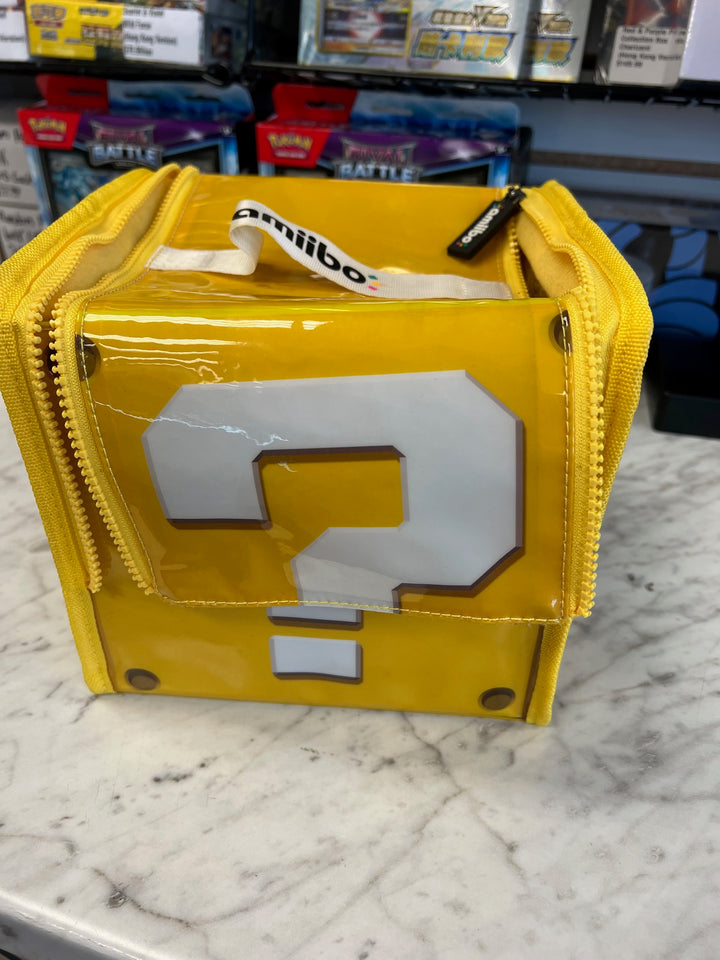 Nintendo Amiibo Mario Question Block Lucky Box Carrying Case O61125