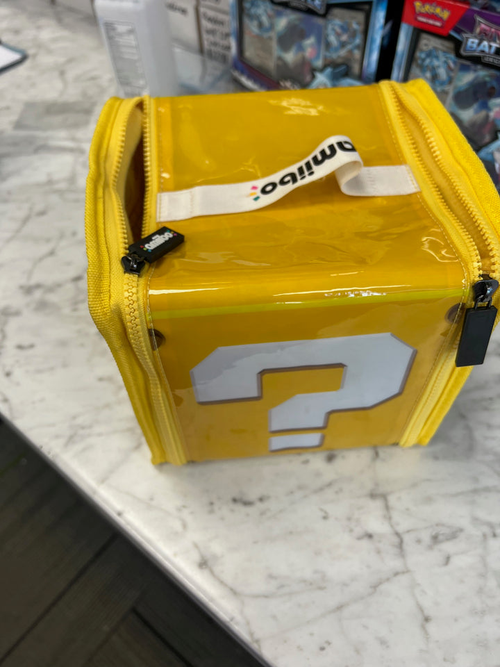 Nintendo Amiibo Mario Question Block Lucky Box Carrying Case O61125