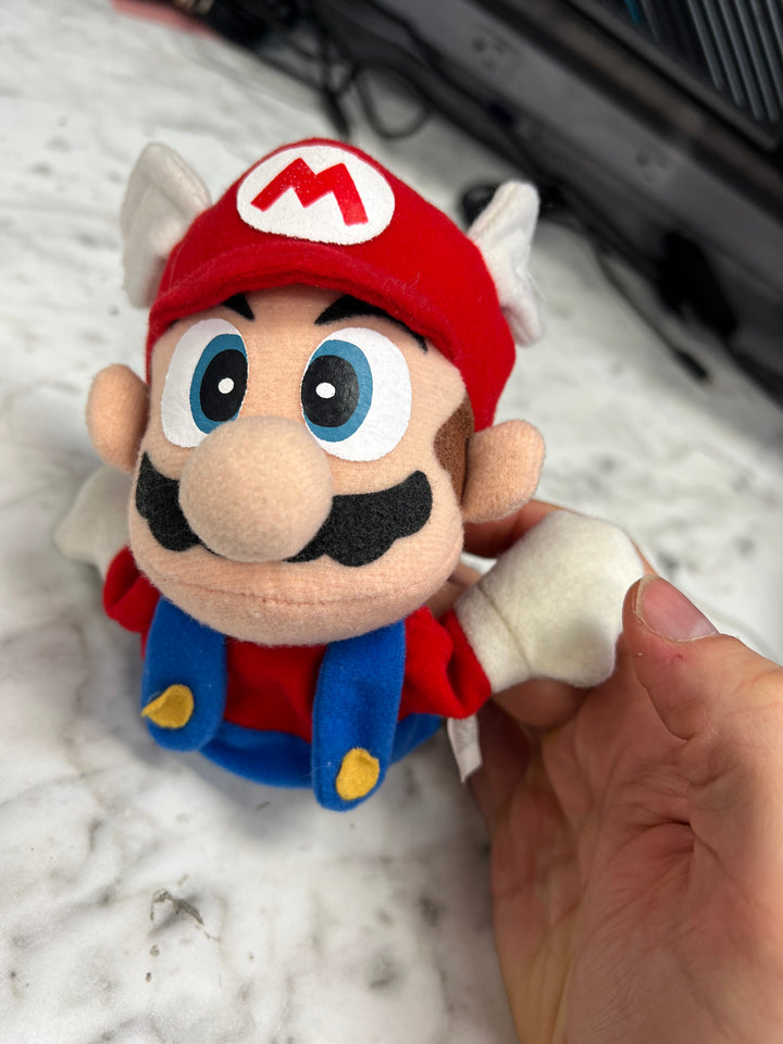 Vintage BD&A Super Mario Bros. Flying Mario Bean Bag Plush 6" (No tags!) UA62226