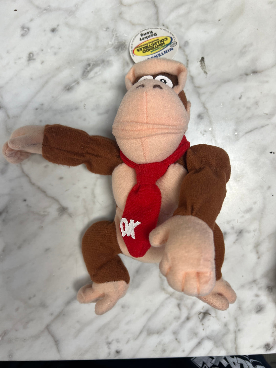 Donkey Kong Nintendo 64 Plush Bean Bag Stuffed Animal Toy Vintage 1997 with TAGS NA62226