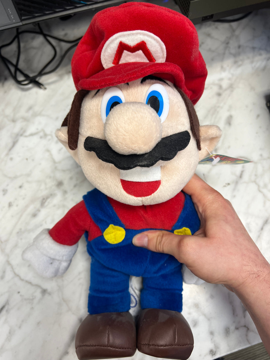 VTG Nintendo 1997 Talking Mario Plush N64 Retro Rare Treasures Inc NA62226